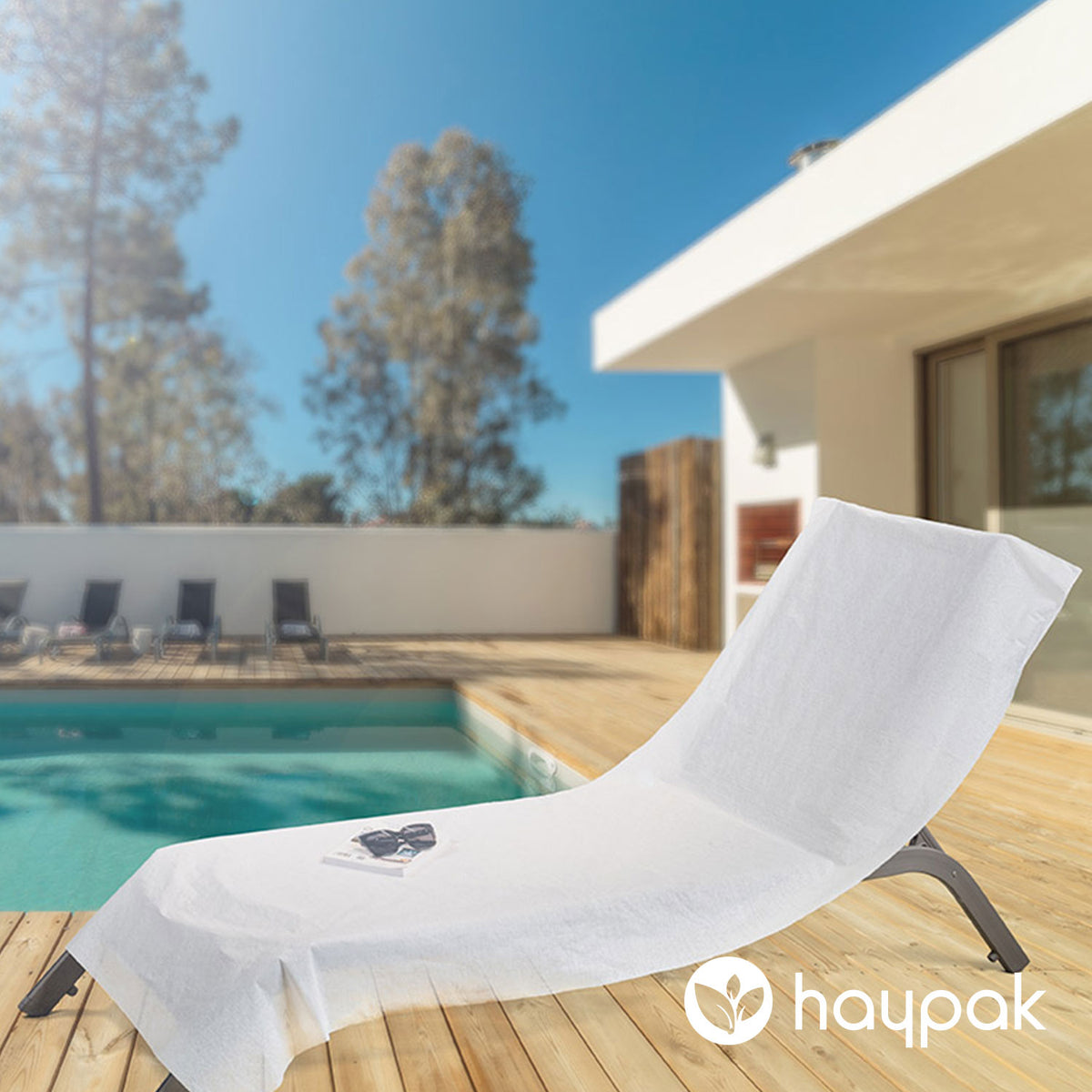 Disposable sun lounger cover 14 pcs Haypak