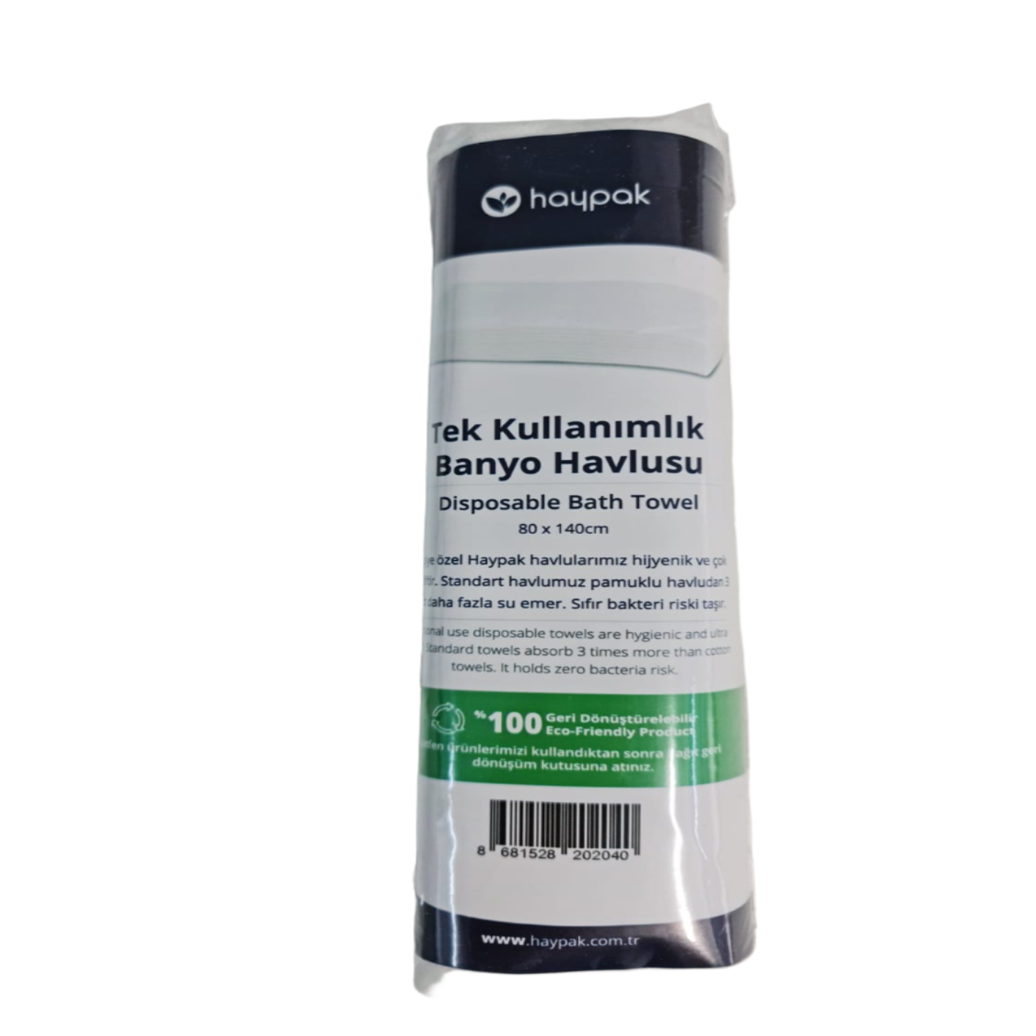 Disposable vending machine bath towel 80x140 - 150 pcs – Haypak